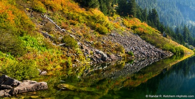 Fall Color on Coal Lake, Green Water